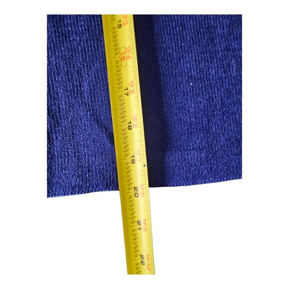 ST. JOHN solid navy scoop neck sleeveless Classic Santana knit tank top L - Picture 5 of 5